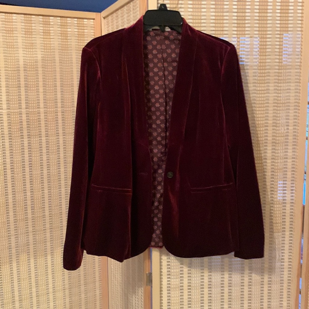 Velvet blazer